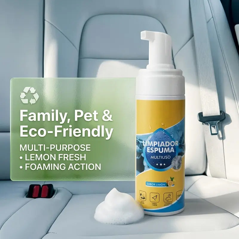2026 New 4-in-1 Multi-Enzyme Foam Cleaner, Foam Cleaner Multi Purpose All-Purpose Deep Cleaning Powerful & Multipurpose Car Interior Foam Spray Cleaners for Car Sofa Kitchen Bathroom