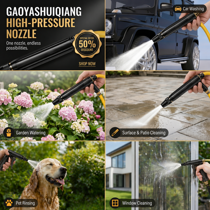 🚗LAST DAY 50% OFF ✨Larnto®Powerful High-Pressure Home Car Wash & Garden Sprayer