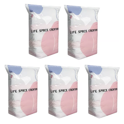 🎀🎀2026 New No-Pump 3D Vacuum Storage Bags, Large Vacuum Storage Compression Bags for Clothes, Blankets, Bedding, Comforters