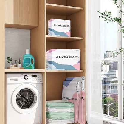 🎀🎀2026 New No-Pump 3D Vacuum Storage Bags, Large Vacuum Storage Compression Bags for Clothes, Blankets, Bedding, Comforters